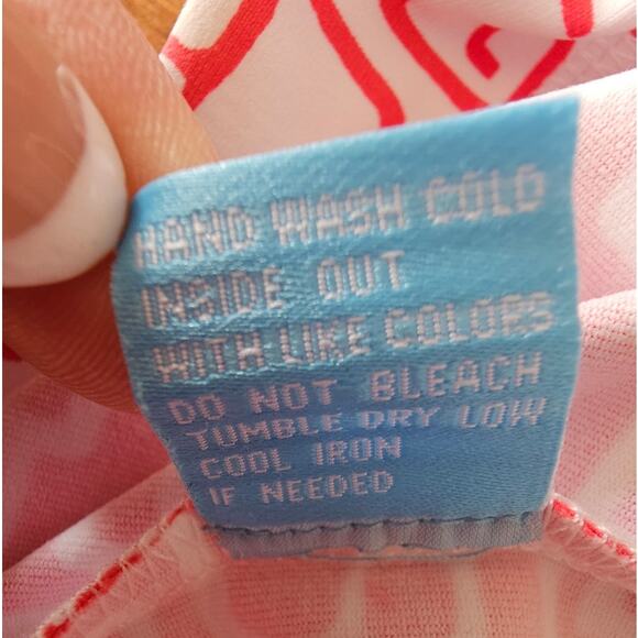 J McLaughlin Pink and White Geometric Pom Pom Shorts, Sz S, The Avila - Picture 6 of 9